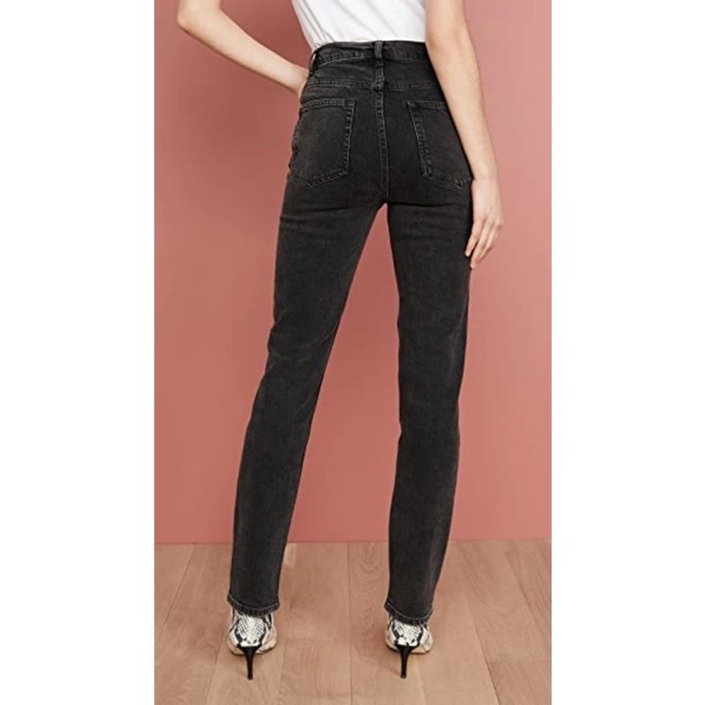 NWT REFORMATION Liza High Straight Button Fly Jean in Yuma 27 - Picture 7 of 8